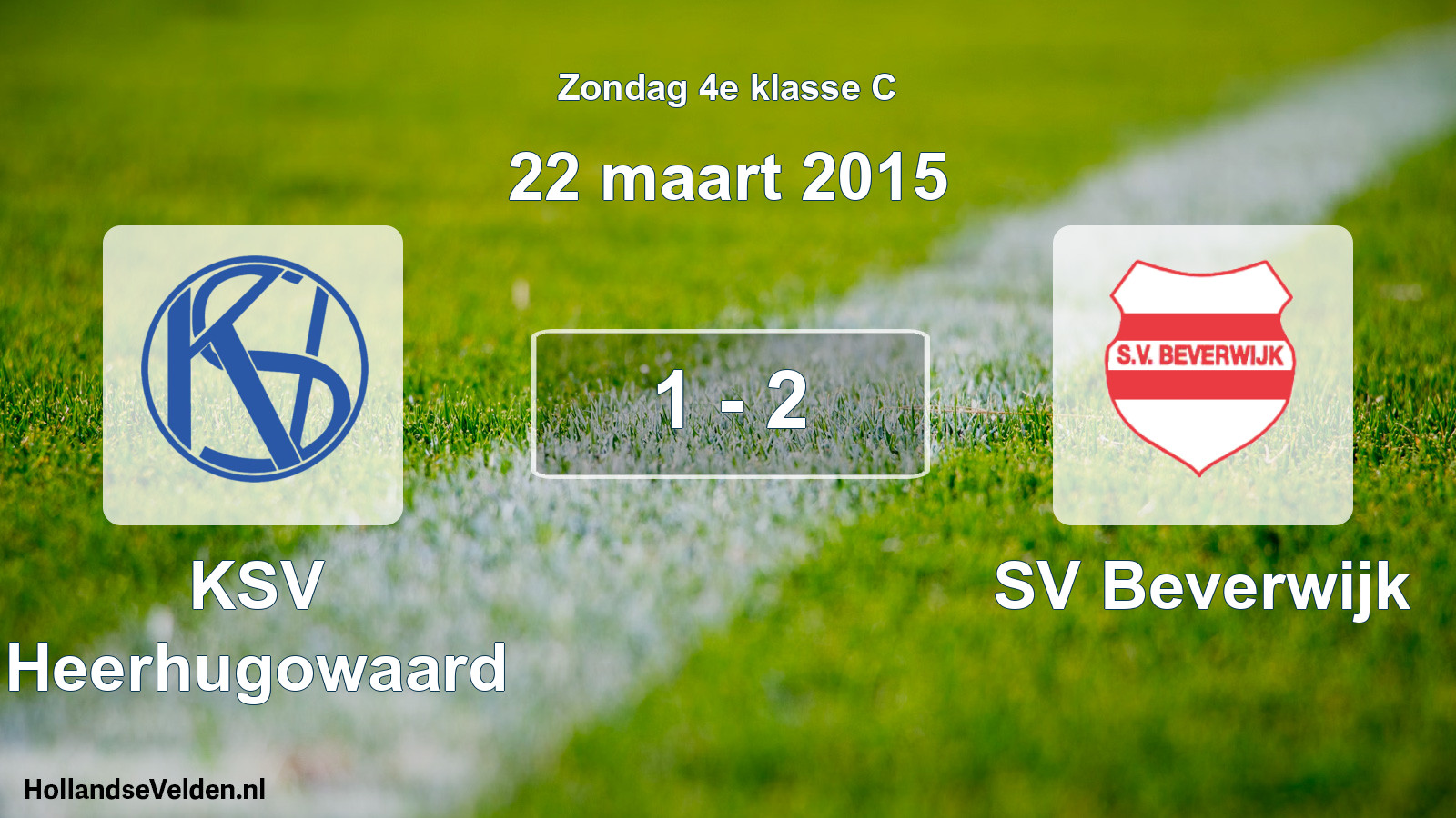 Total number of matches played: KSV Heerhugowaard - SV Beverwijk 1 - 2 (22 March 2015)