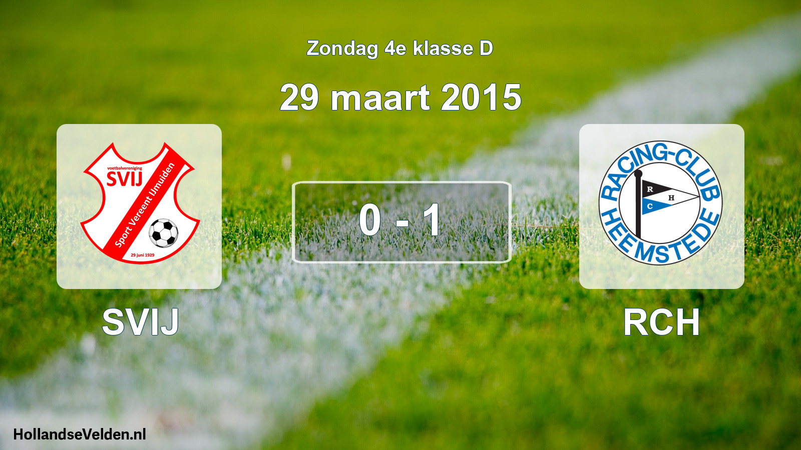 Total number of matches played: SVIJ - RCH 0 - 1 (29 March 2015)