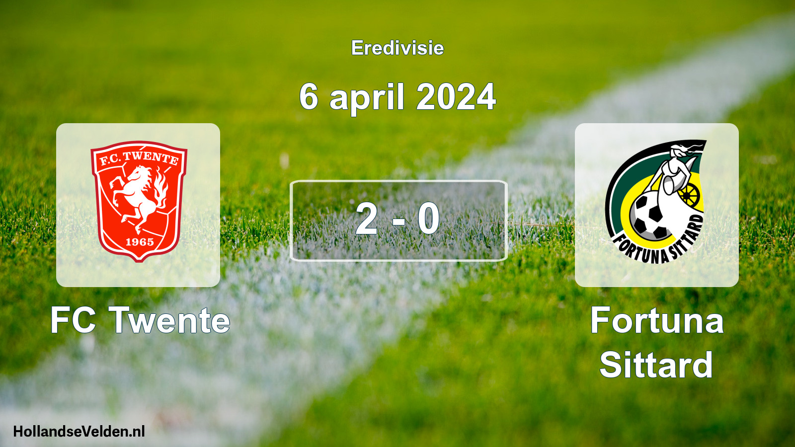 Total number of matches played: FC Twente - Fortuna Sittard 2 - 0 (6 April 2024)