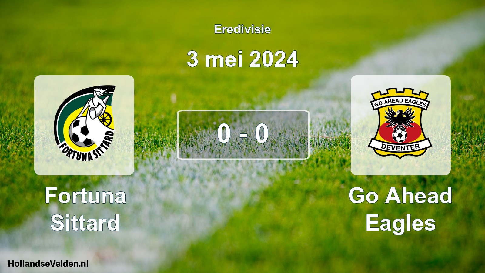 Total number of matches played: Fortuna Sittard - Go Ahead Eagles 0 - 0 (3 May 2024)