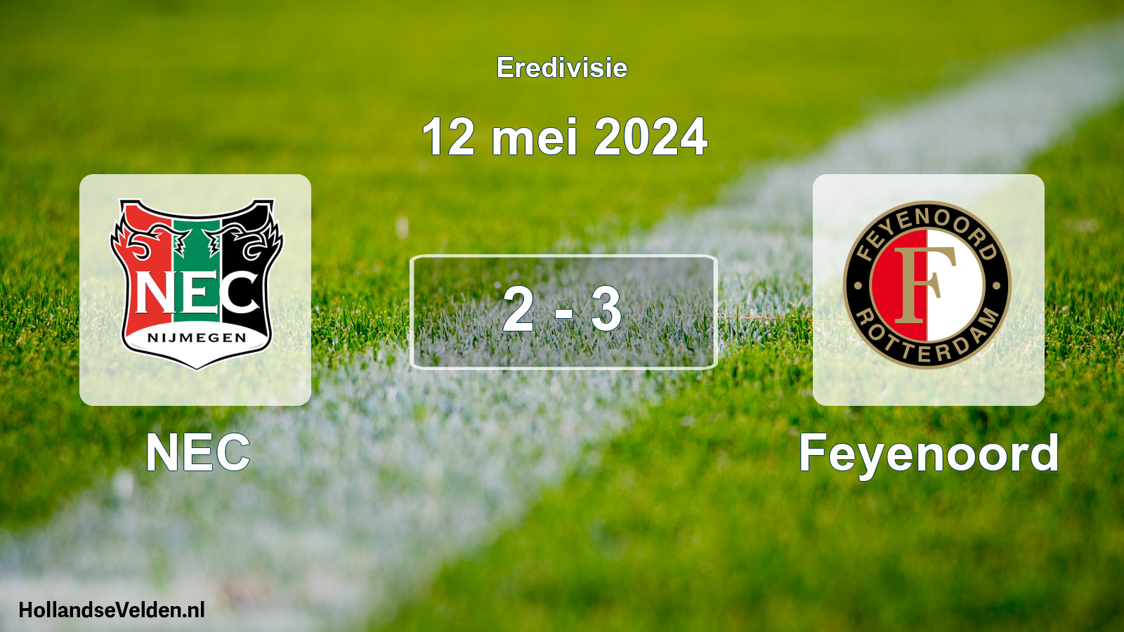 Total number of matches played: NEC - Feyenoord 2 - 3 (12 May 2024)