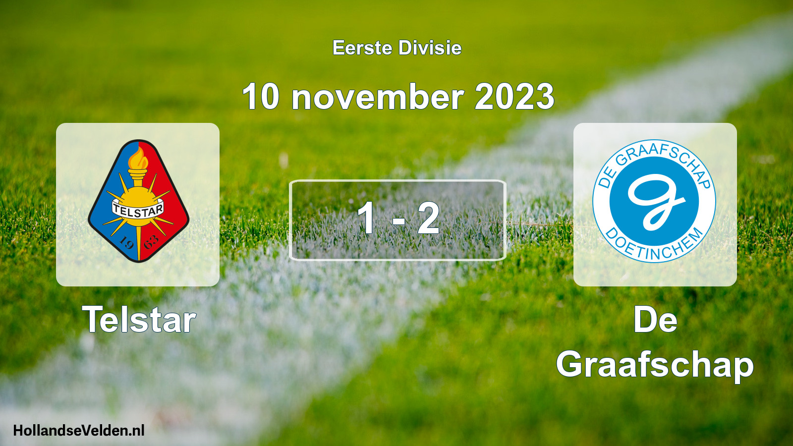Total number of matches played: Telstar - De Graafschap 1 - 2 (10 November 2023)