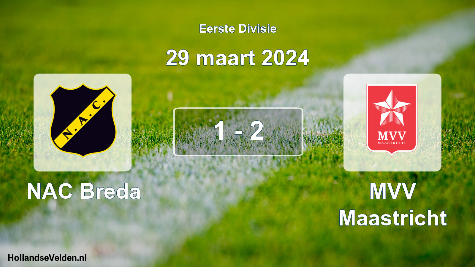 Total number of matches played: NAC Breda - MVV Maastricht 1 - 2 (29 March 2024)