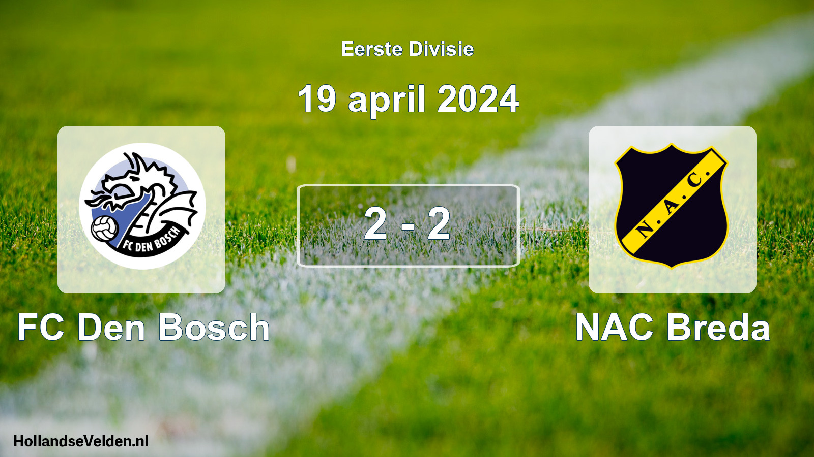 Total number of matches played: FC Den Bosch - NAC Breda 2 - 2 (19 April 2024)