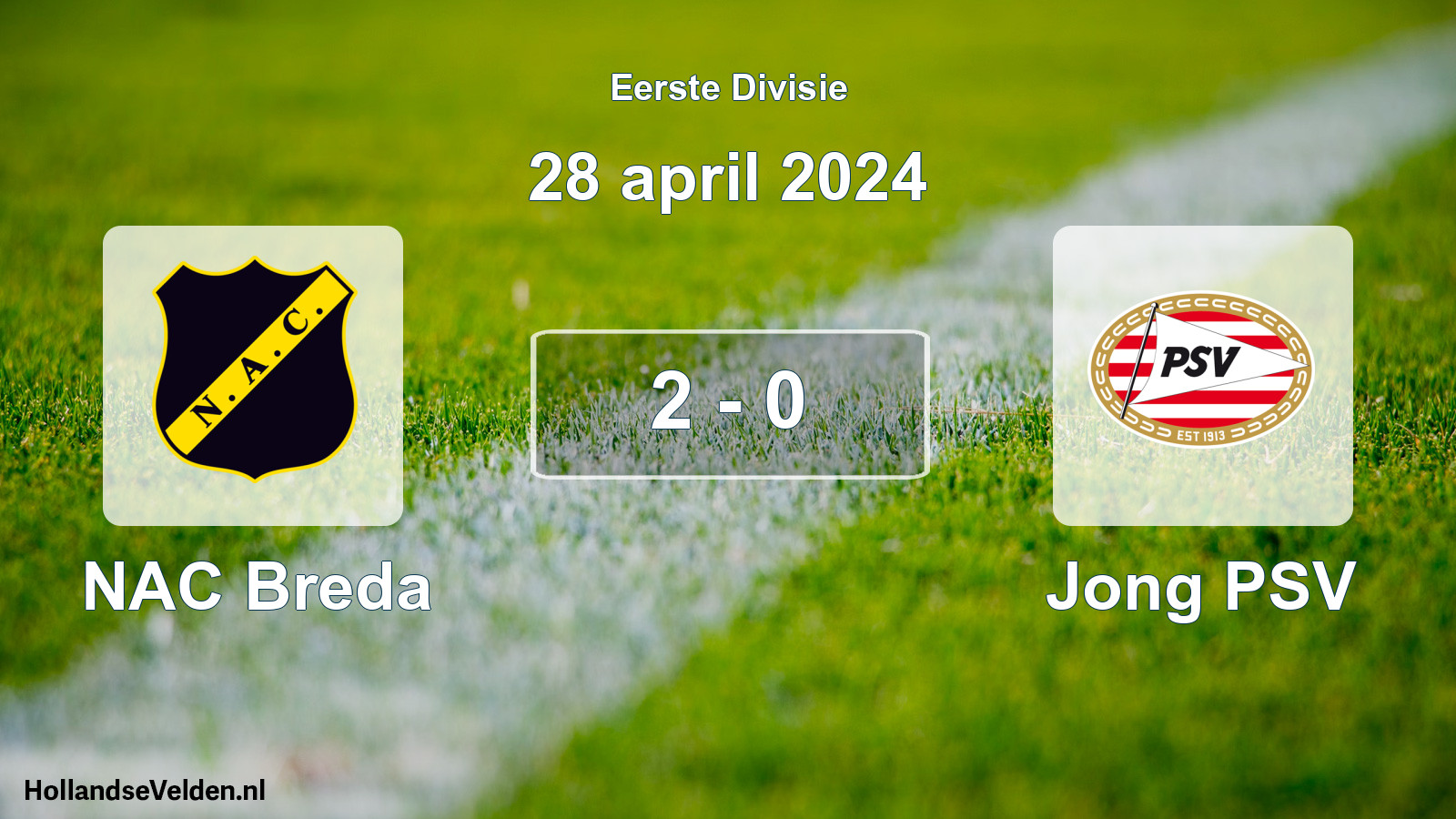Total number of matches played: NAC Breda - Jong PSV 2 - 0 (28 April 2024)
