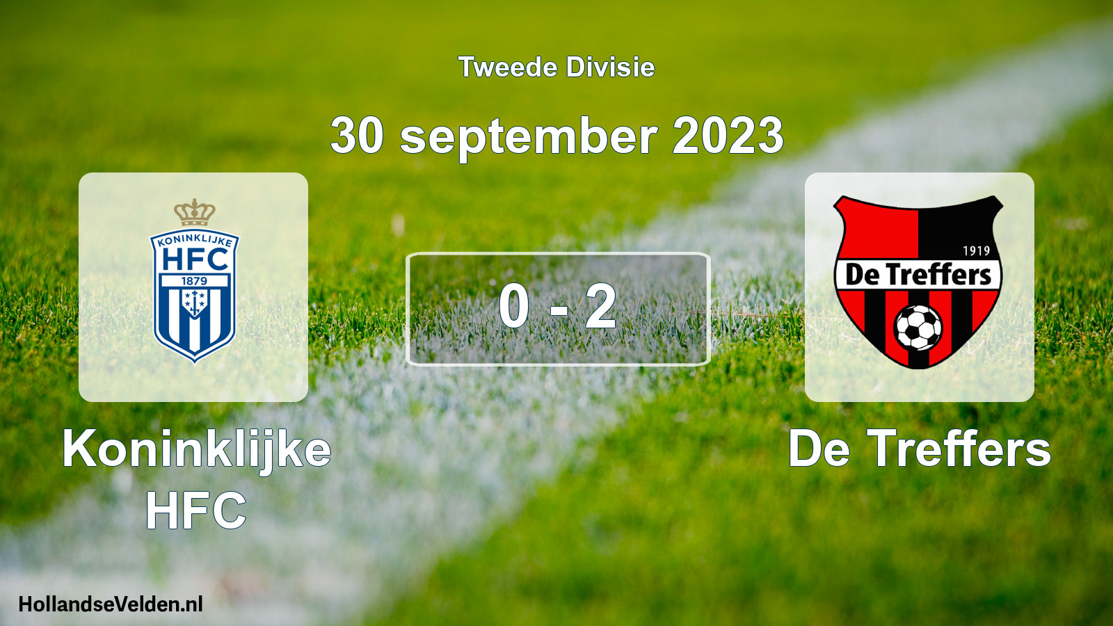 Total number of matches played: Koninklijke HFC - De Treffers 0 - 2 (30 September 2023)