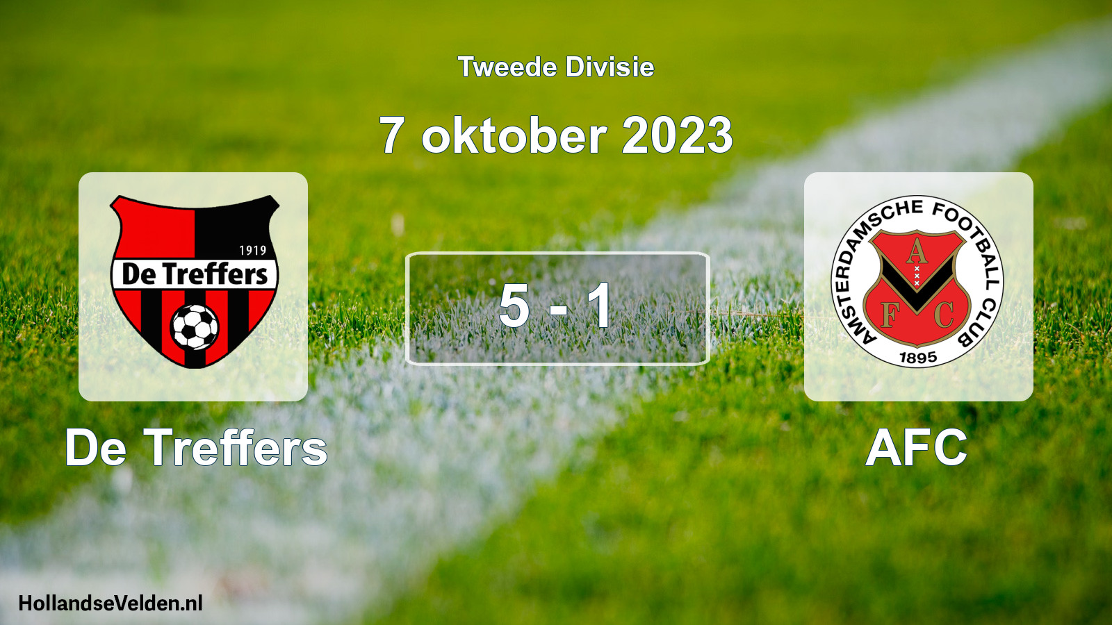 Total number of matches played: De Treffers - AFC 5 - 1 (7 October 2023)