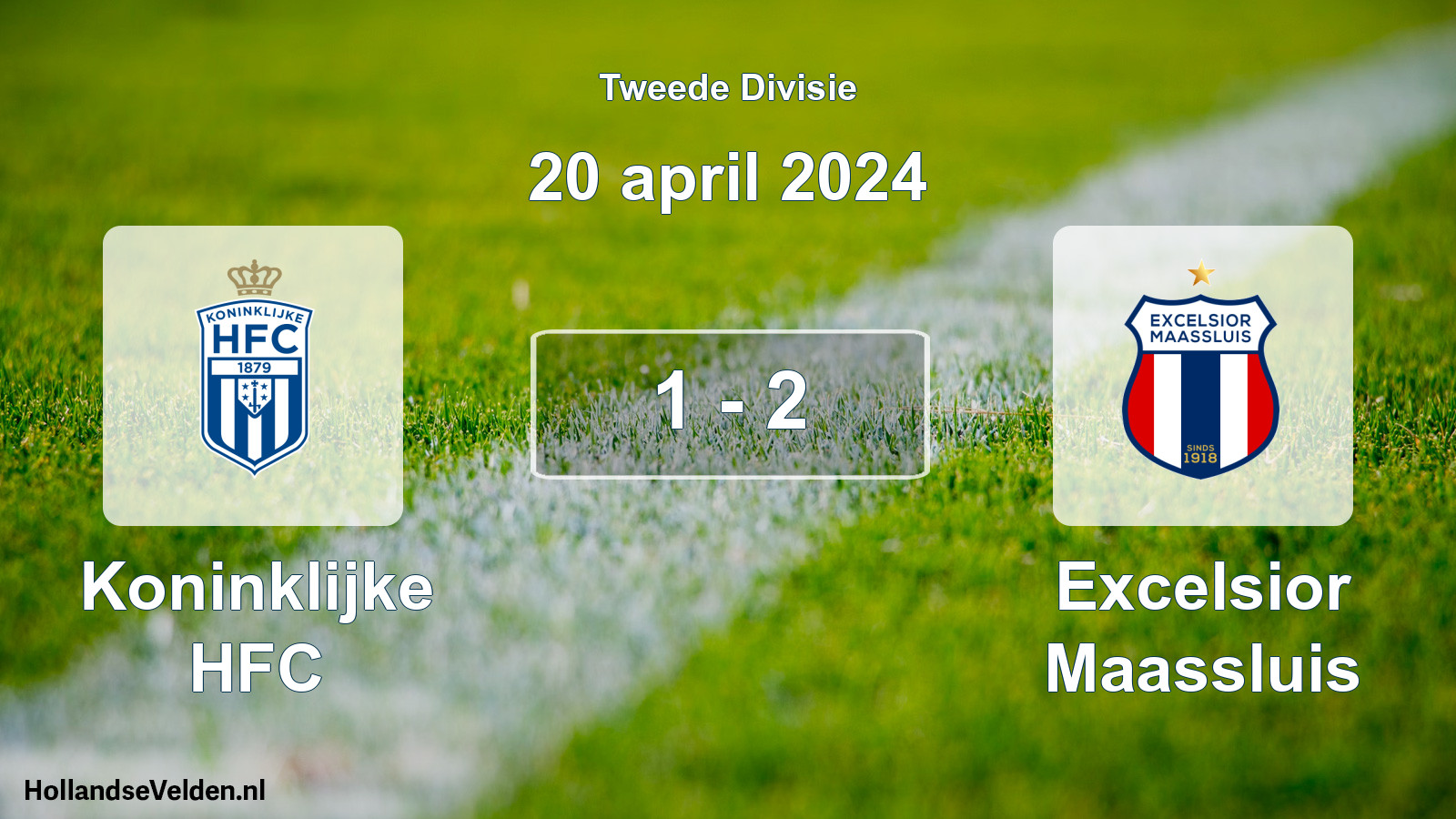 Total number of matches played: Koninklijke HFC - Excelsior Maassluis 1 - 2 (20 April 2024)