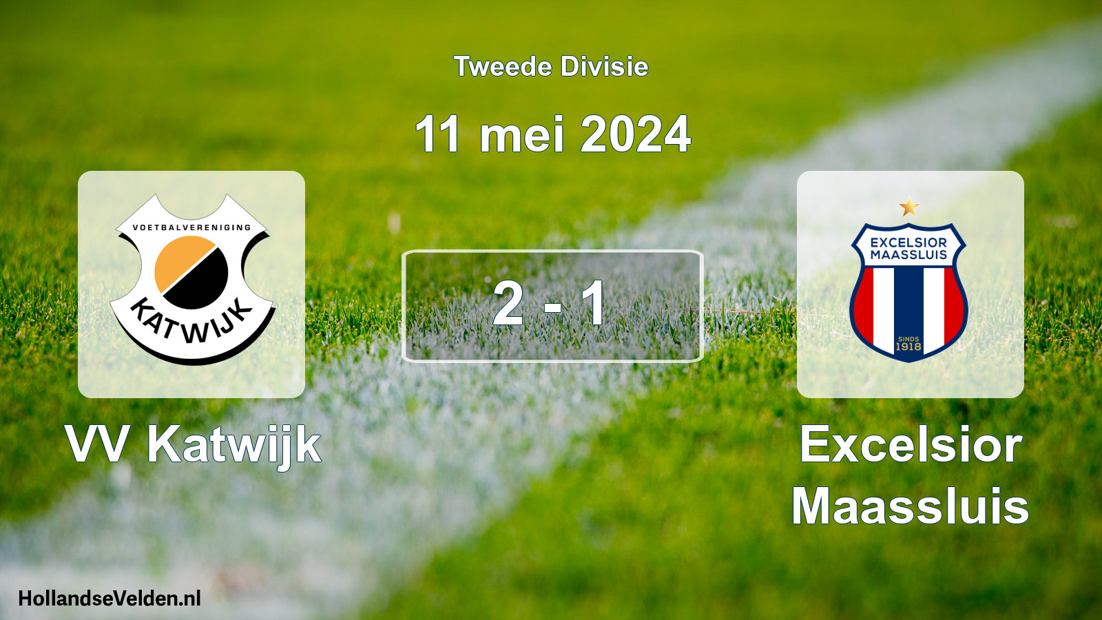 Total number of matches played: VV Katwijk - Excelsior Maassluis 2 - 1 (11 May 2024)