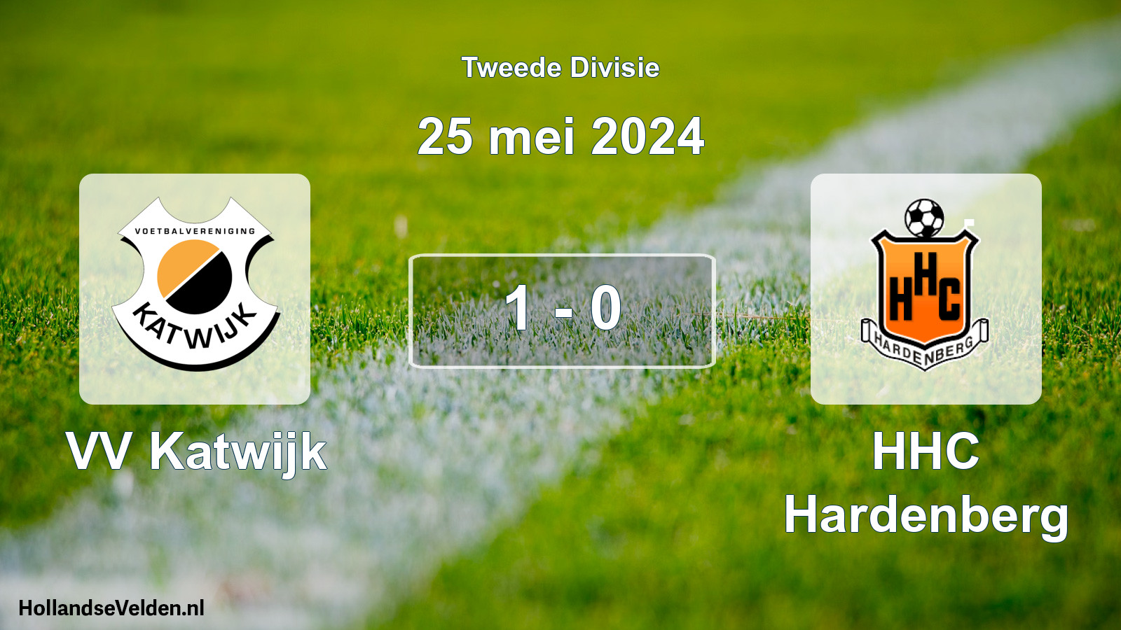 Total number of matches played: VV Katwijk - HHC Hardenberg 1 - 0 (25 May 2024)