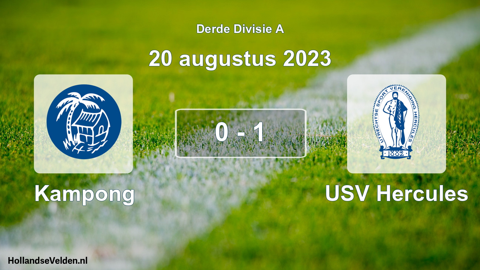 Total number of matches played: Kampong - USV Hercules 0 - 1 (20 August 2023)