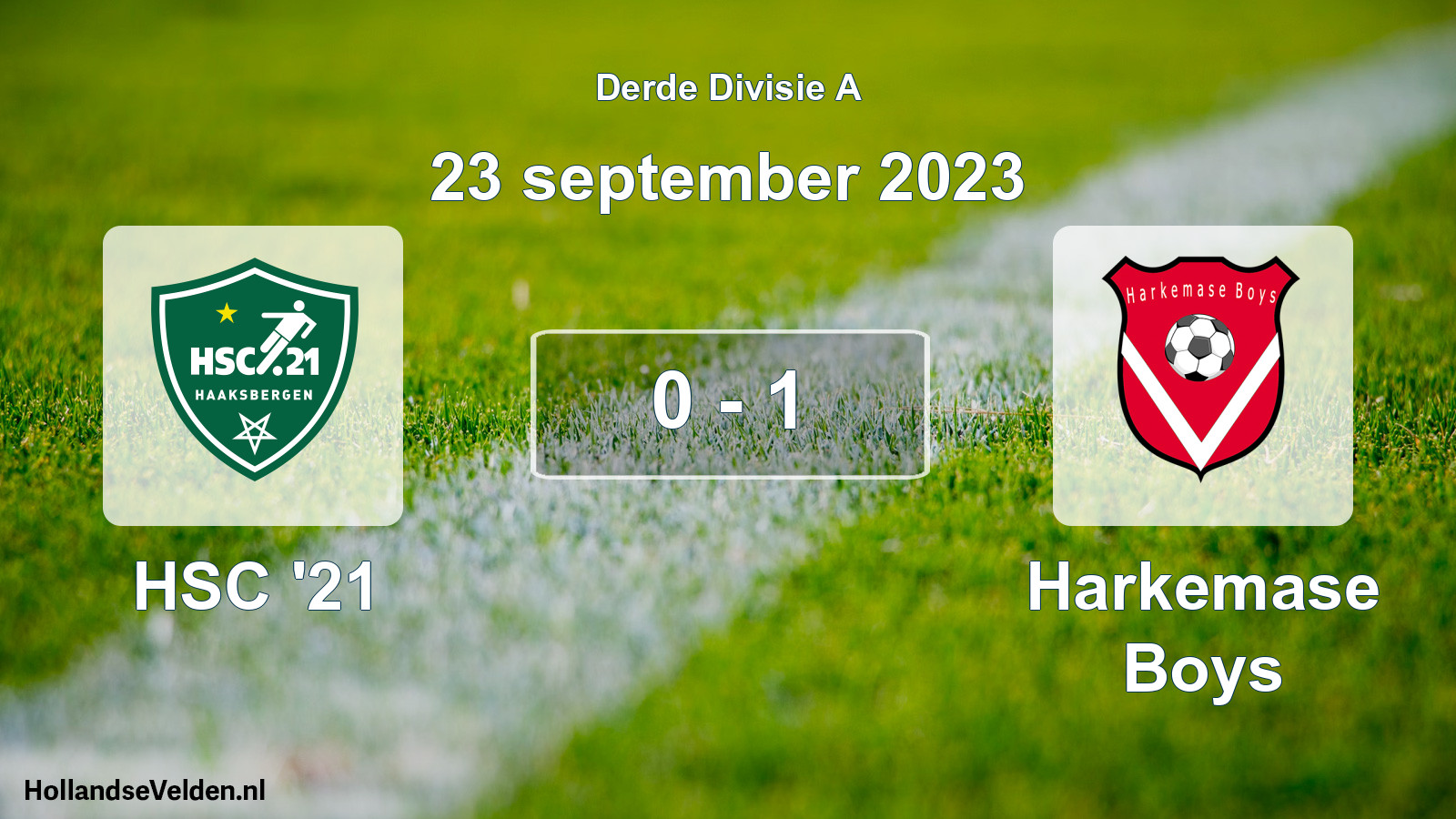 Total number of matches played: HSC '21 - Harkemase Boys 0 - 1 (23 September 2023)