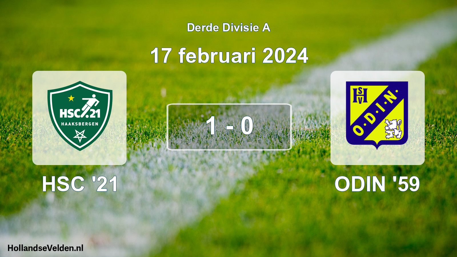 Total number of matches played: HSC '21 - ODIN '59 1 - 0 (17 February 2024)