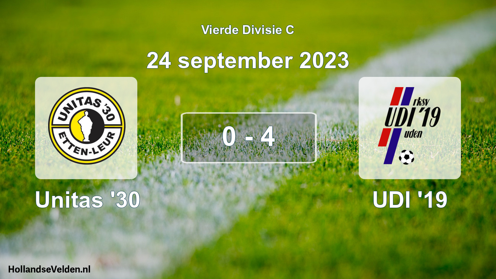 Total number of matches played: Unitas '30 - UDI '19 0 - 4 (24 September 2023)
