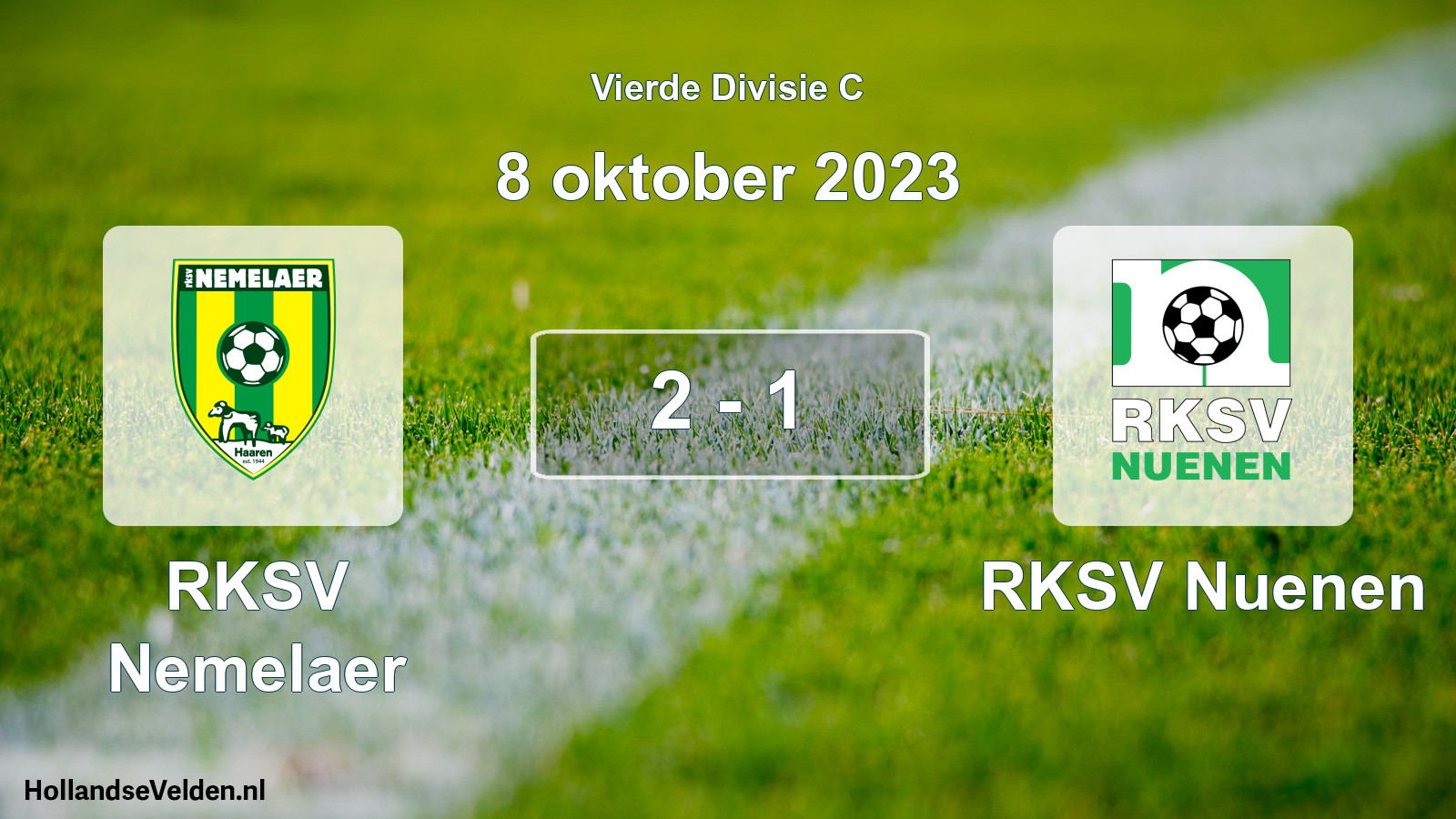 Total number of matches played: RKSV Nemelaer - RKSV Nuenen 2 - 1 (8 October 2023)
