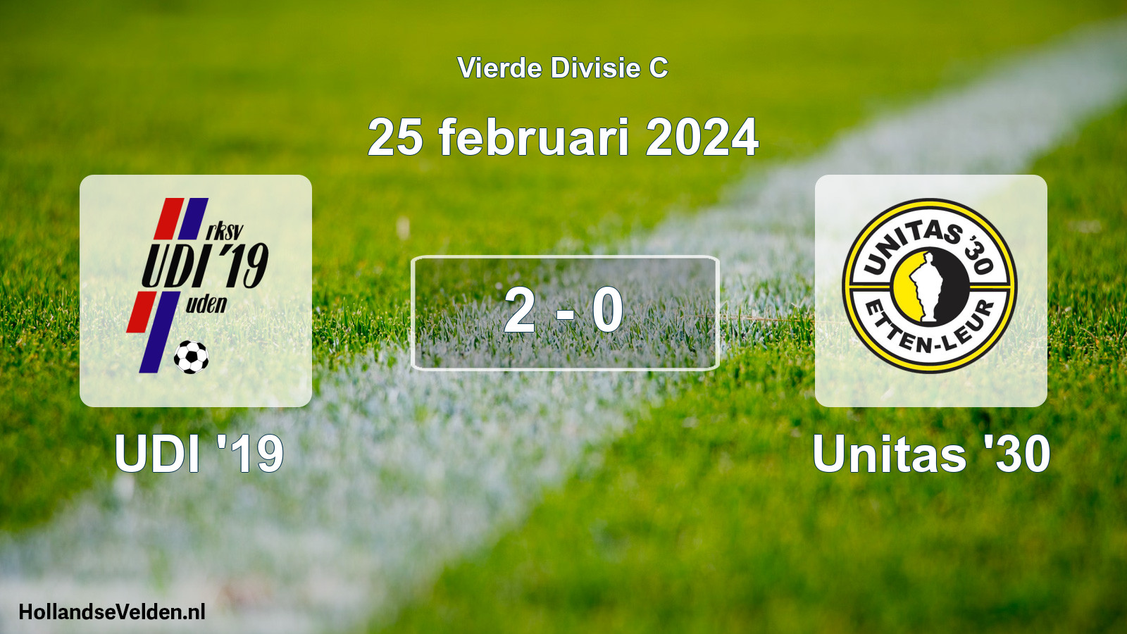 Total number of matches played: UDI '19 - Unitas '30 2 - 0 (25 February 2024)