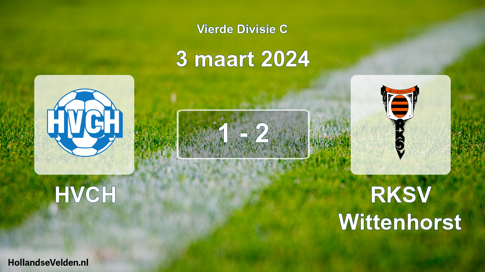 Total number of matches played: HVCH - RKSV Wittenhorst 1 - 2 (3 March 2024)