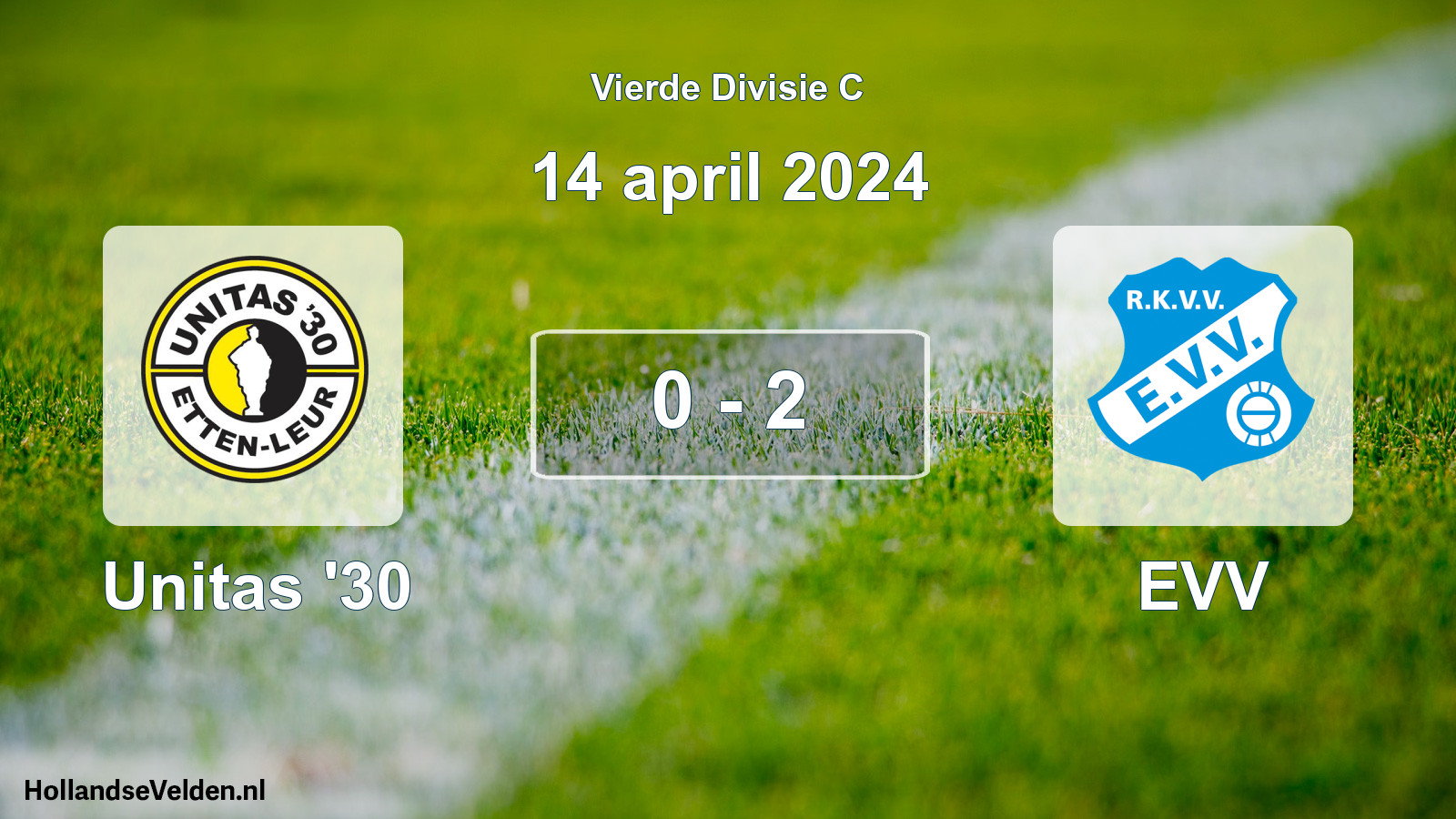 Total number of matches played: Unitas '30 - EVV 0 - 2 (14 April 2024)