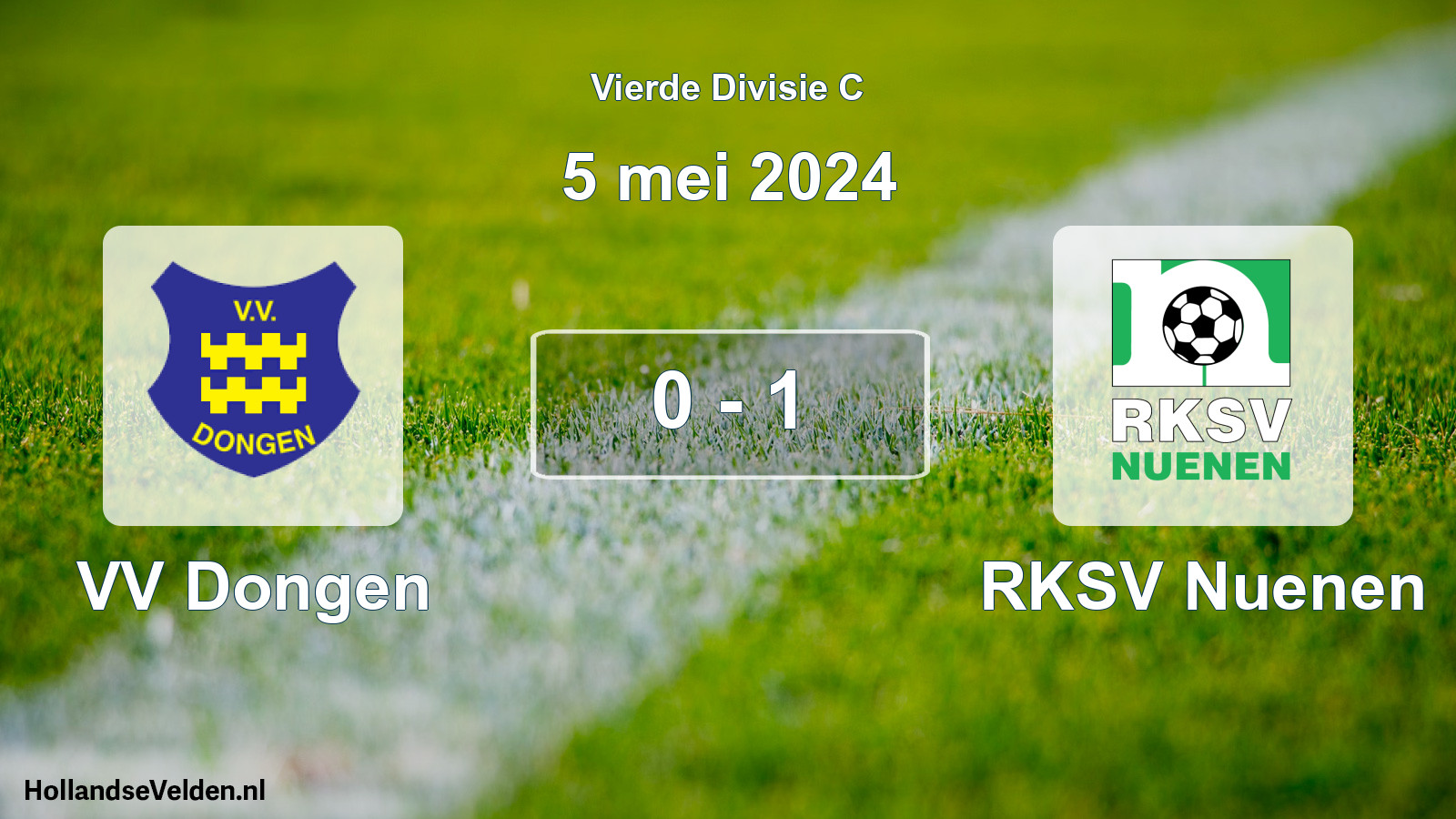Total number of matches played: VV Dongen - RKSV Nuenen 0 - 1 (5 May 2024)
