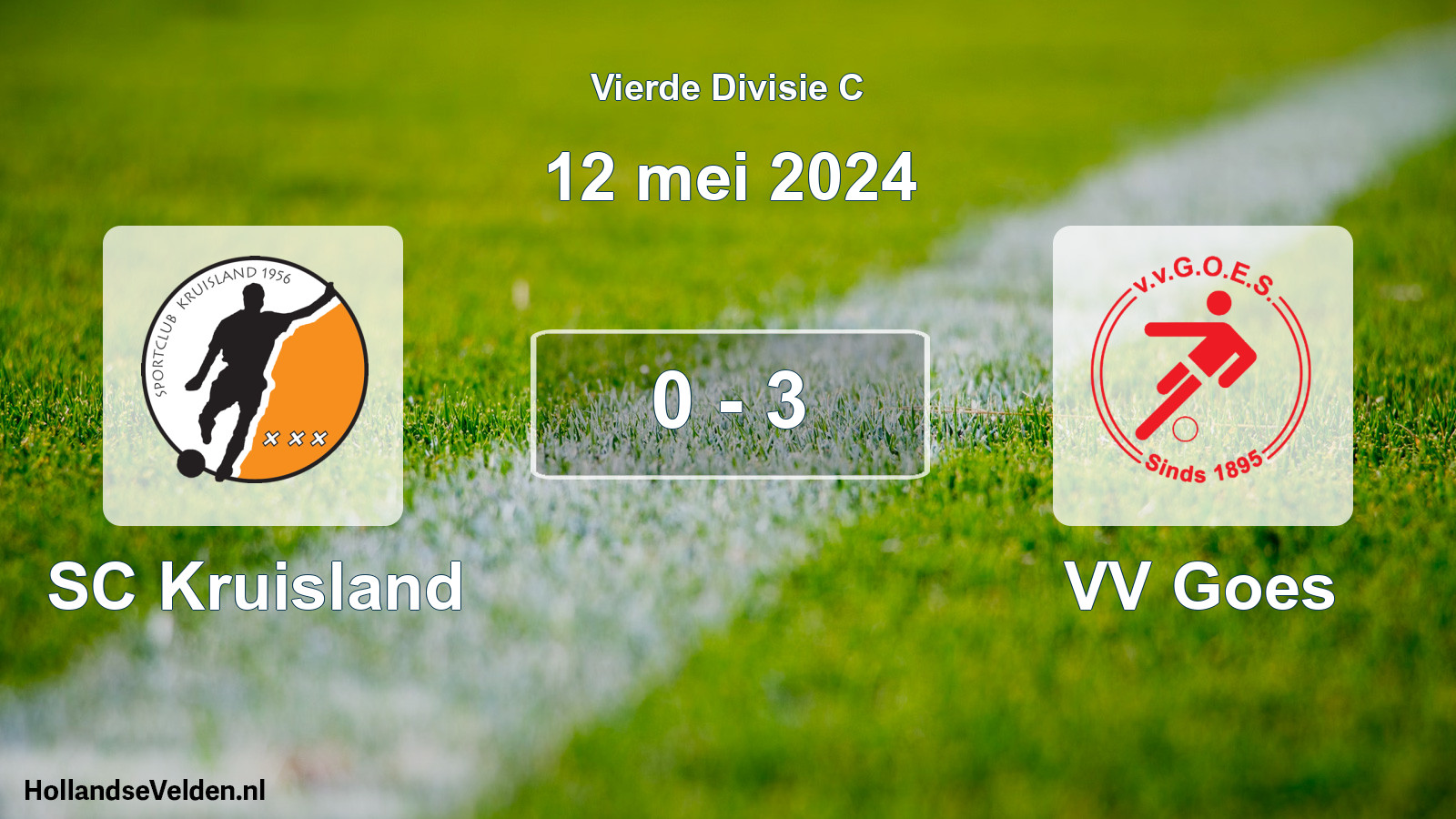 Total number of matches played: SC Kruisland - VV Goes 0 - 3 (12 May 2024)