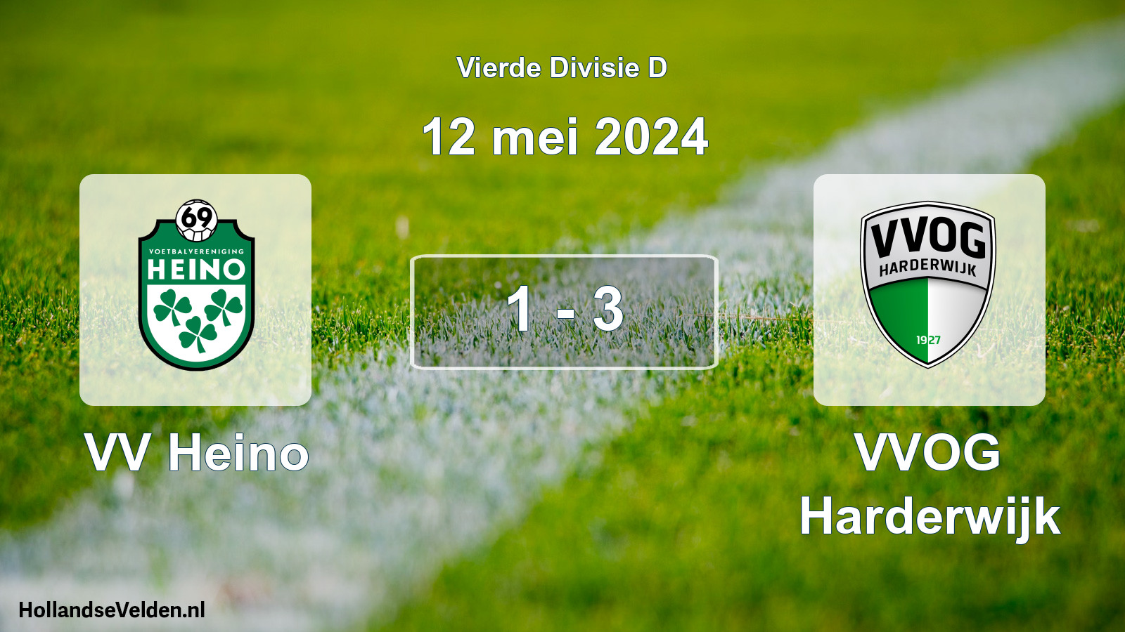 Total number of matches played: VV Heino - VVOG Harderwijk 1 - 3 (12 May 2024)
