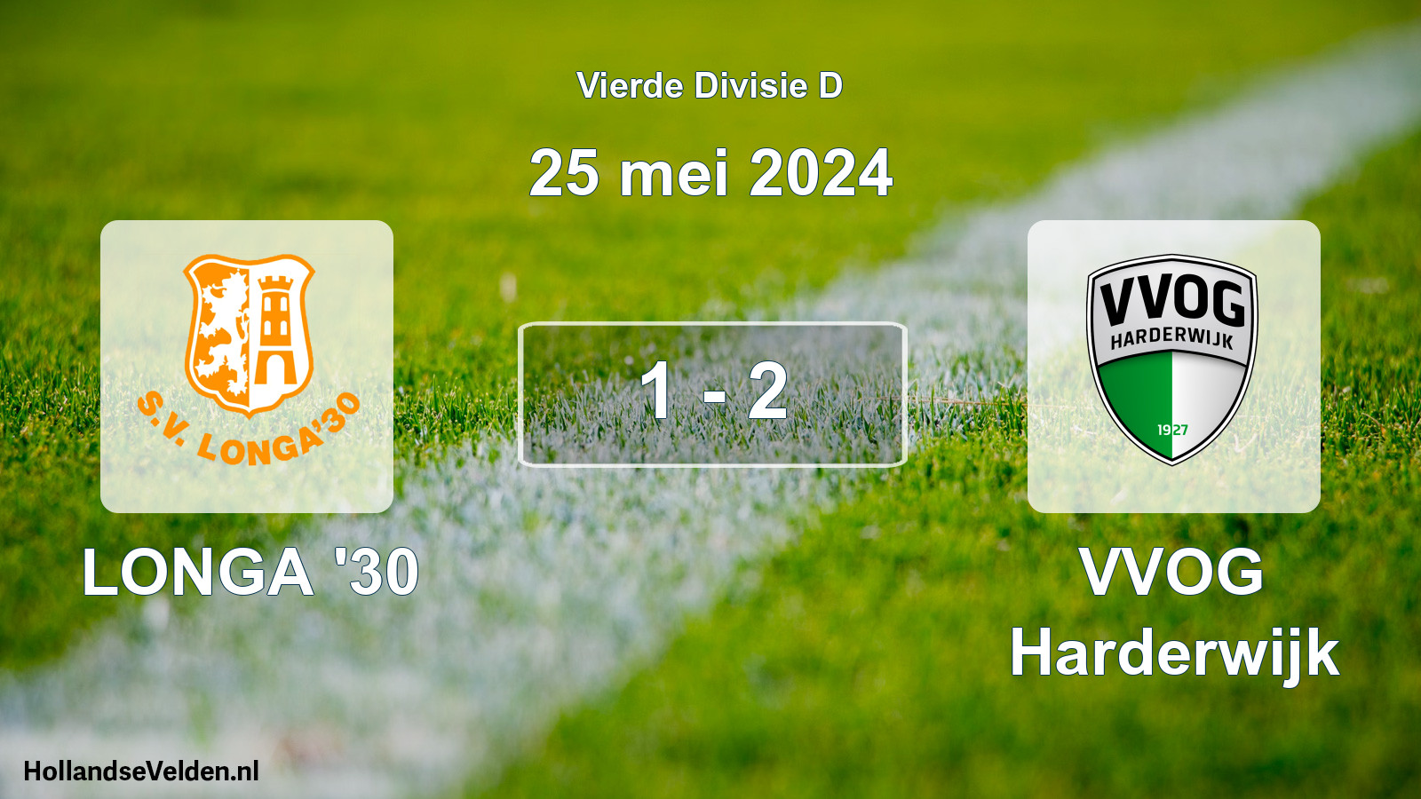 Total number of matches played: LONGA '30 - VVOG Harderwijk 1 - 2 (25 May 2024)