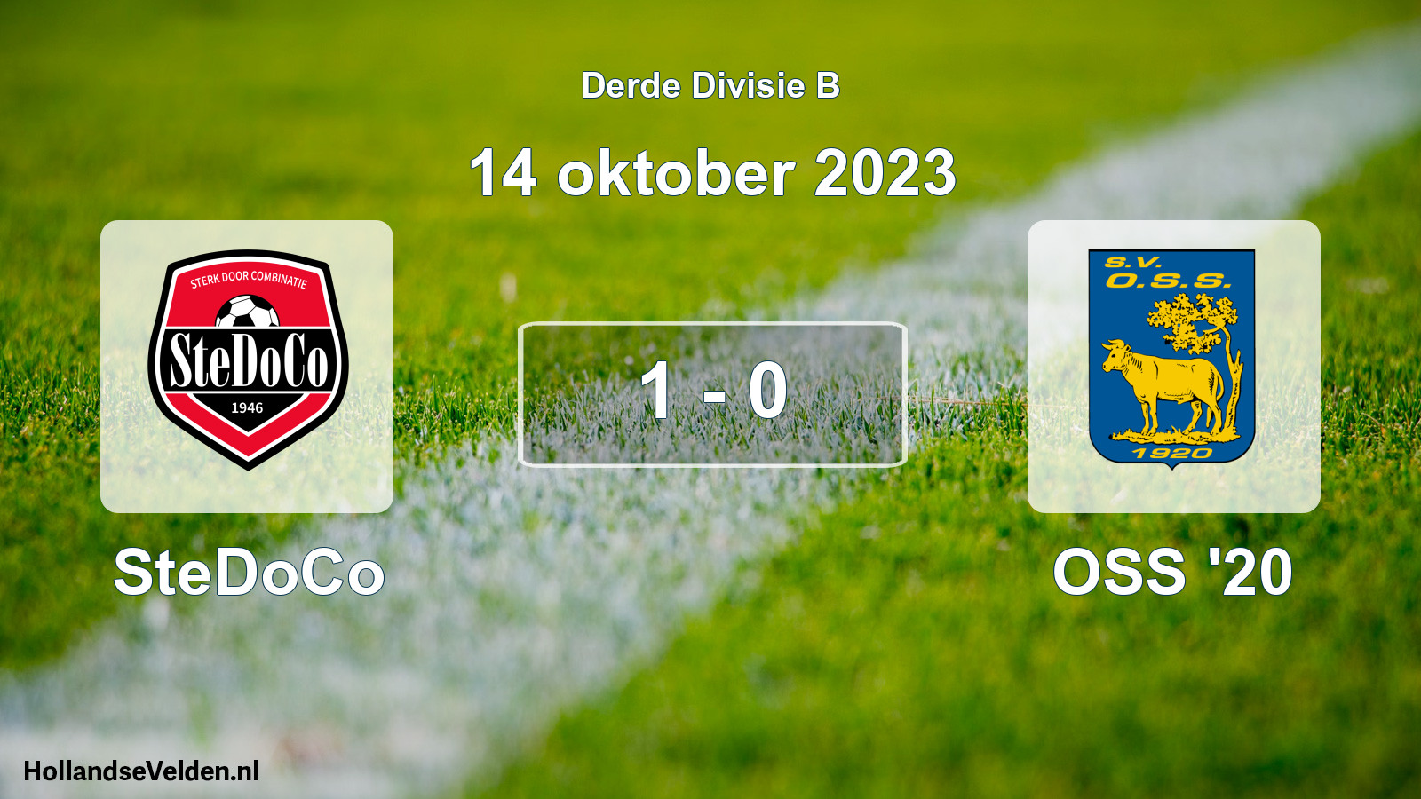 Total number of matches played: SteDoCo - OSS '20 1 - 0 (14 October 2023)