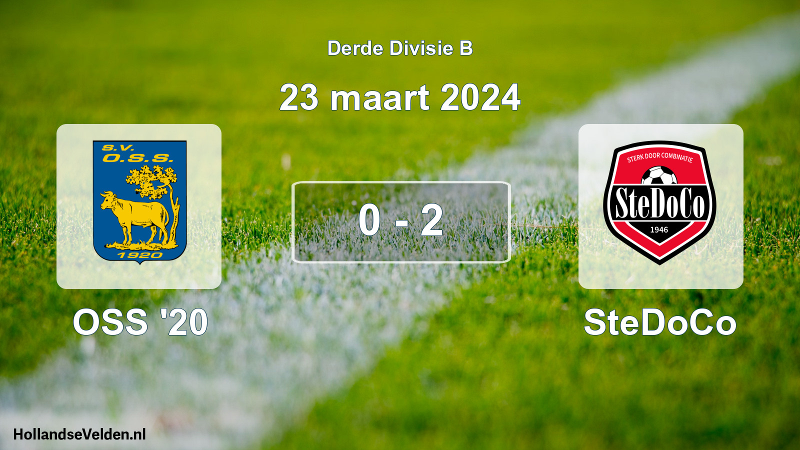 Total number of matches played: OSS '20 - SteDoCo 0 - 2 (23 March 2024)