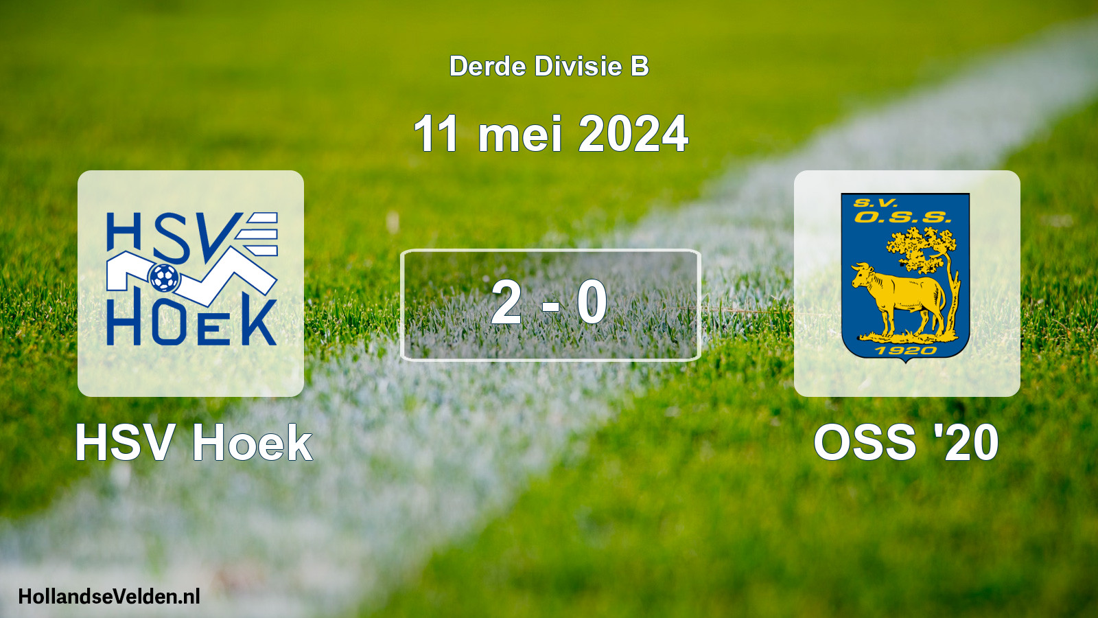 Total number of matches played: HSV Hoek - OSS '20 2 - 0 (11 May 2024)