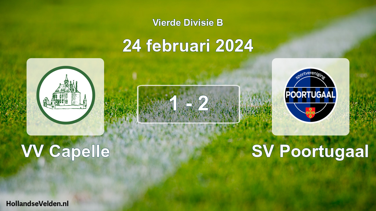 Total number of matches played: VV Capelle - SV Poortugaal 1 - 2 (24 February 2024)