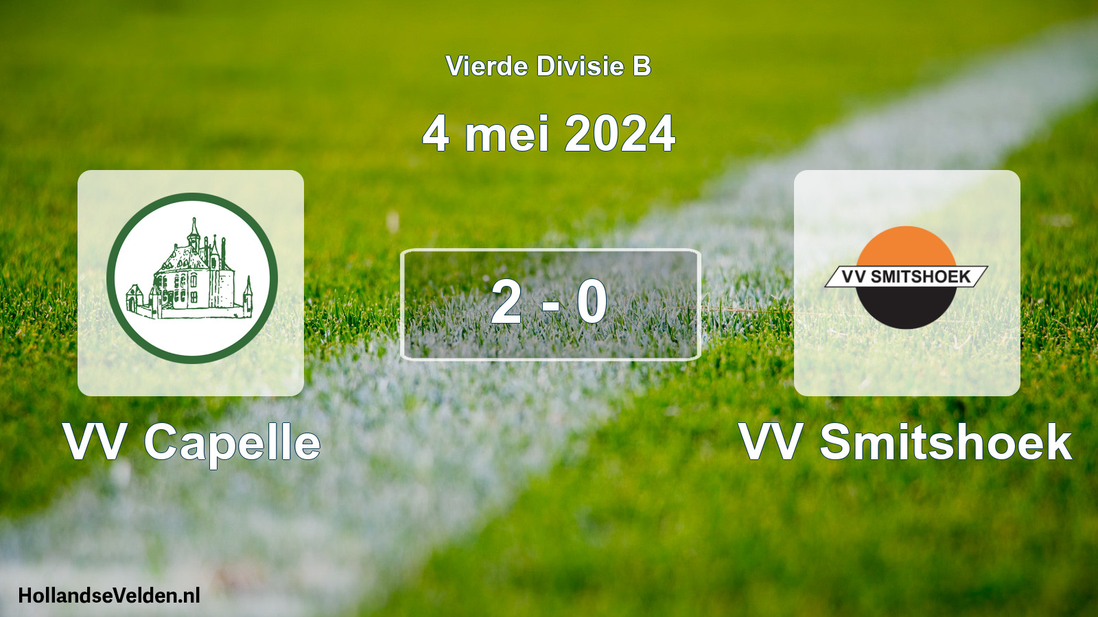 Total number of matches played: VV Capelle - VV Smitshoek 2 - 0 (4 May 2024)
