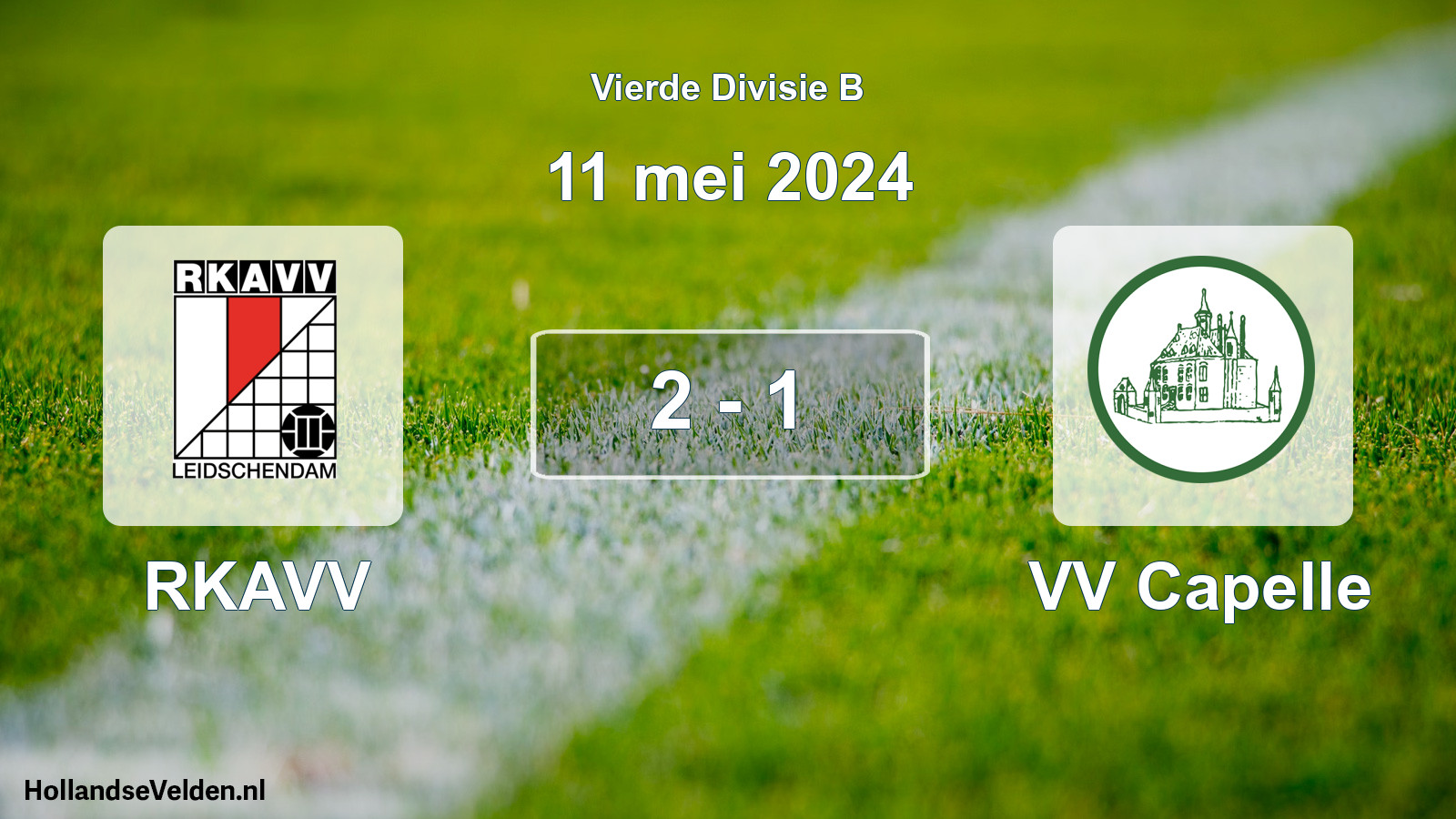 Total number of matches played: RKAVV - VV Capelle 2 - 1 (11 May 2024)