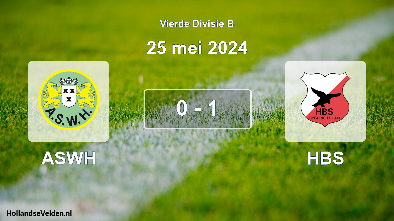 Total number of matches played: ASWH - HBS 0 - 1 (25 May 2024)