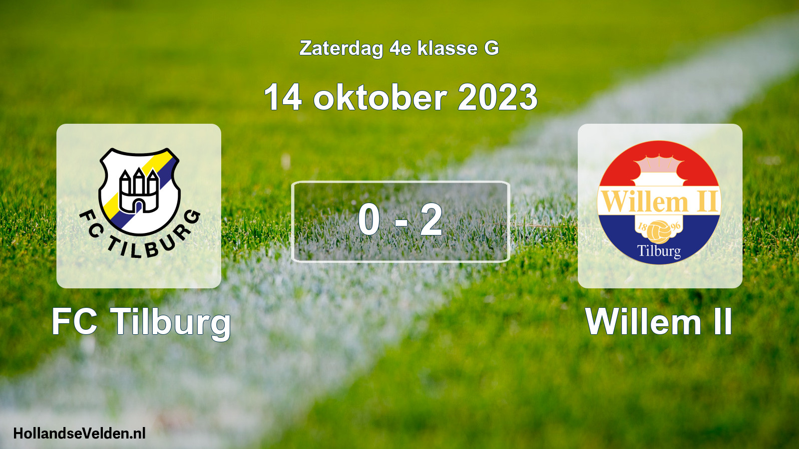 Total number of matches played: FC Tilburg - Willem II 0 - 2 (14 October 2023)