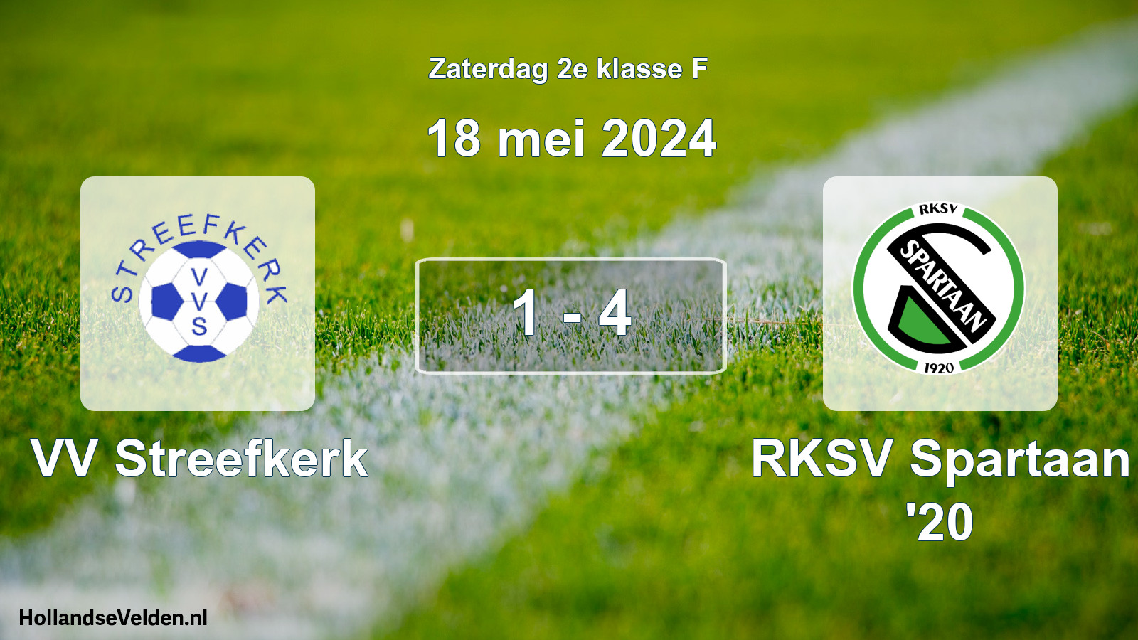 Total number of matches played: VV Streefkerk - RKSV Spartaan '20 1 - 4 (18 May 2024)