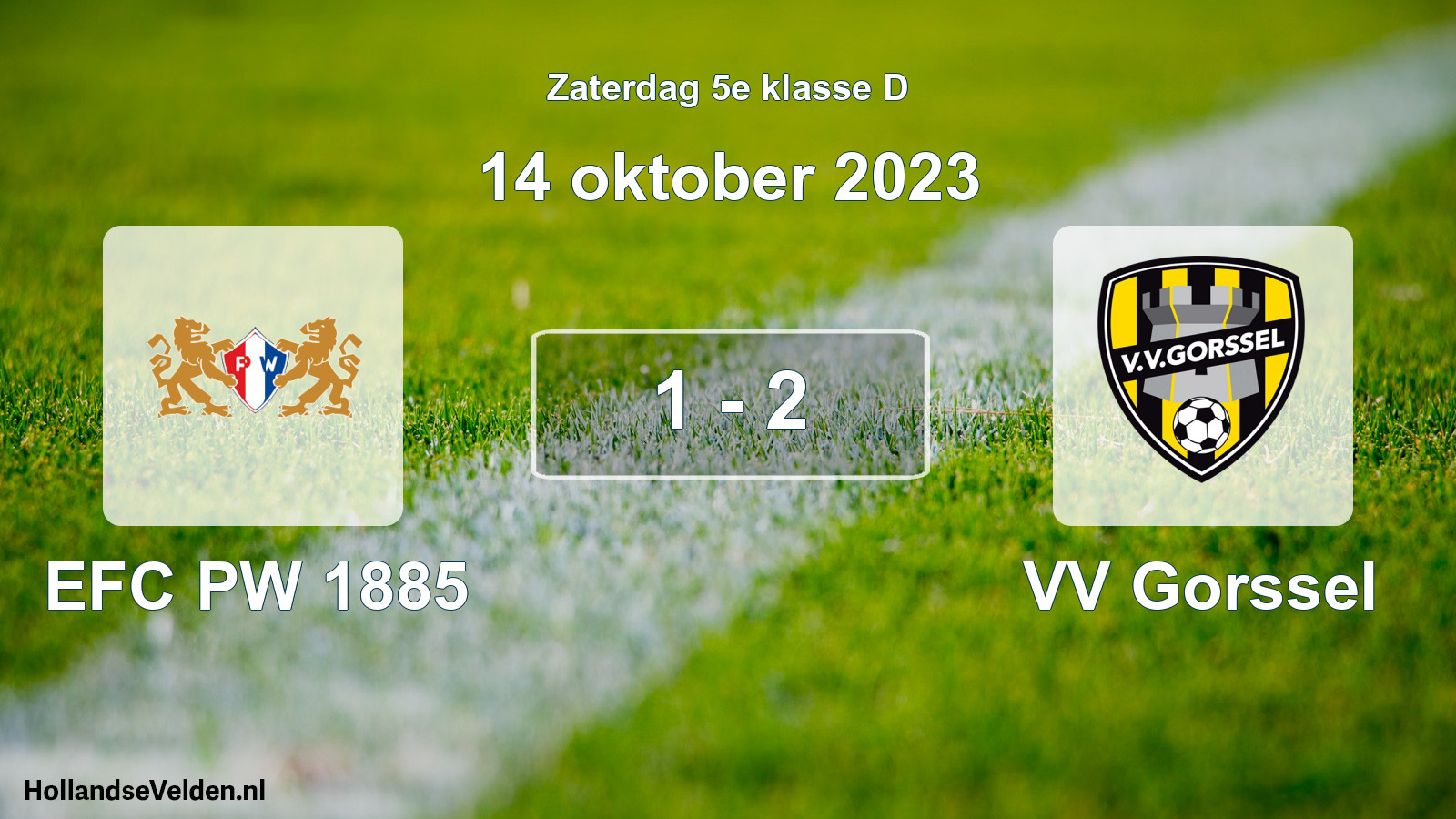 Total number of matches played: PW 1885 - VV Gorssel 1 - 2 (14 October 2023)