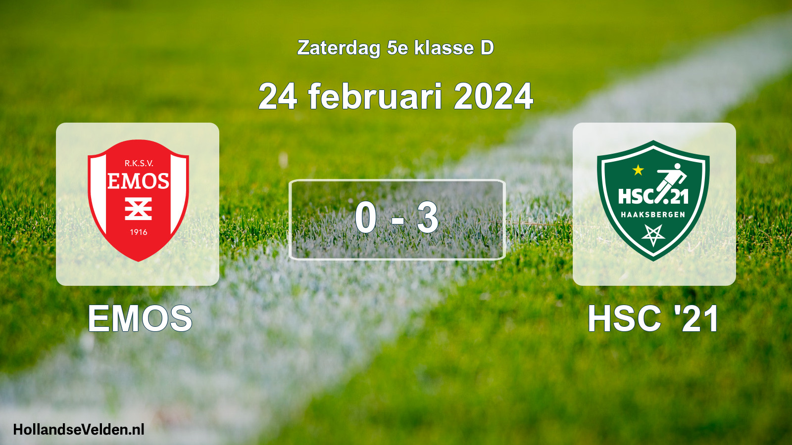 Total number of matches played: EMOS - HSC '21 0 - 3 (24 February 2024)