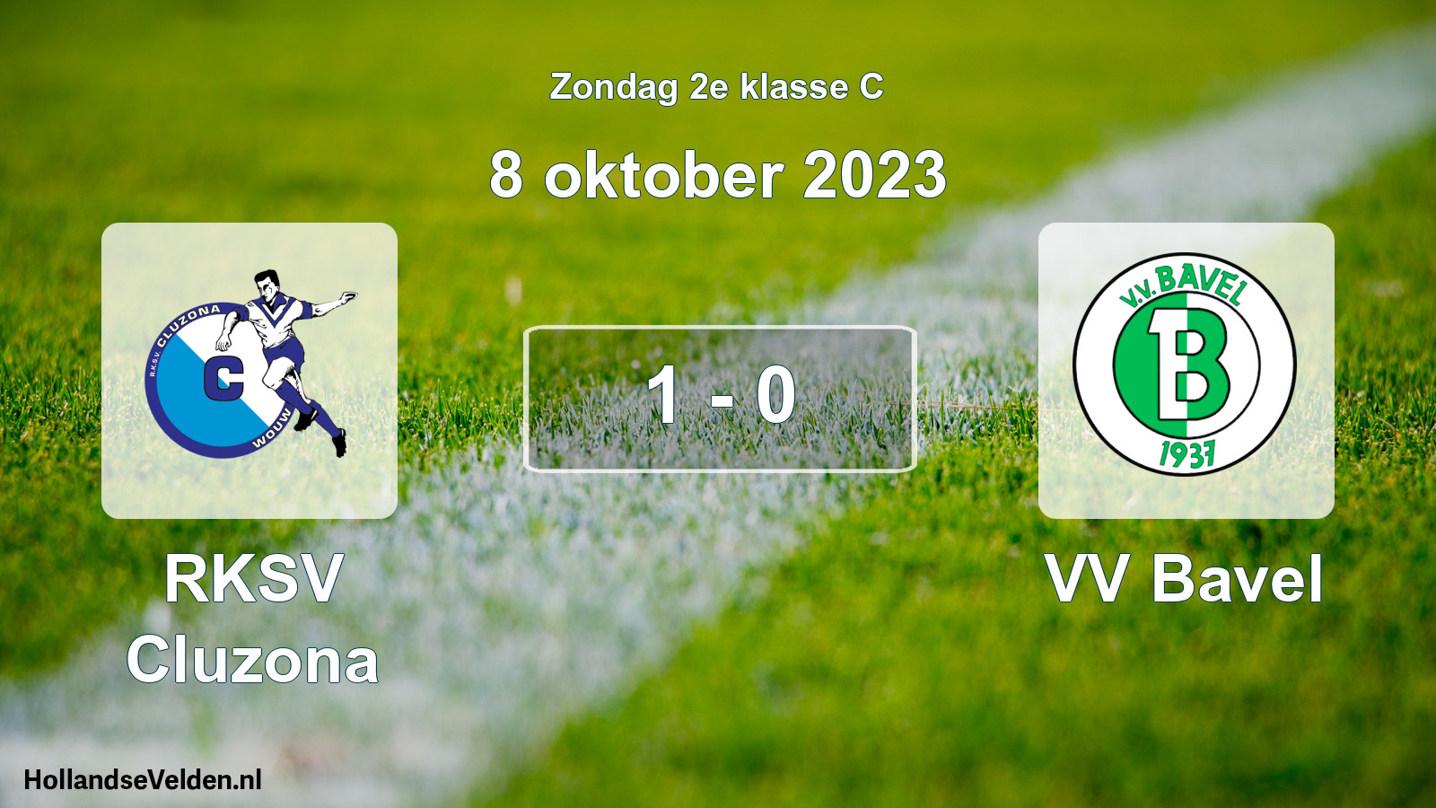 Total number of matches played: RKSV Cluzona - VV Bavel 1 - 0 (8 October 2023)