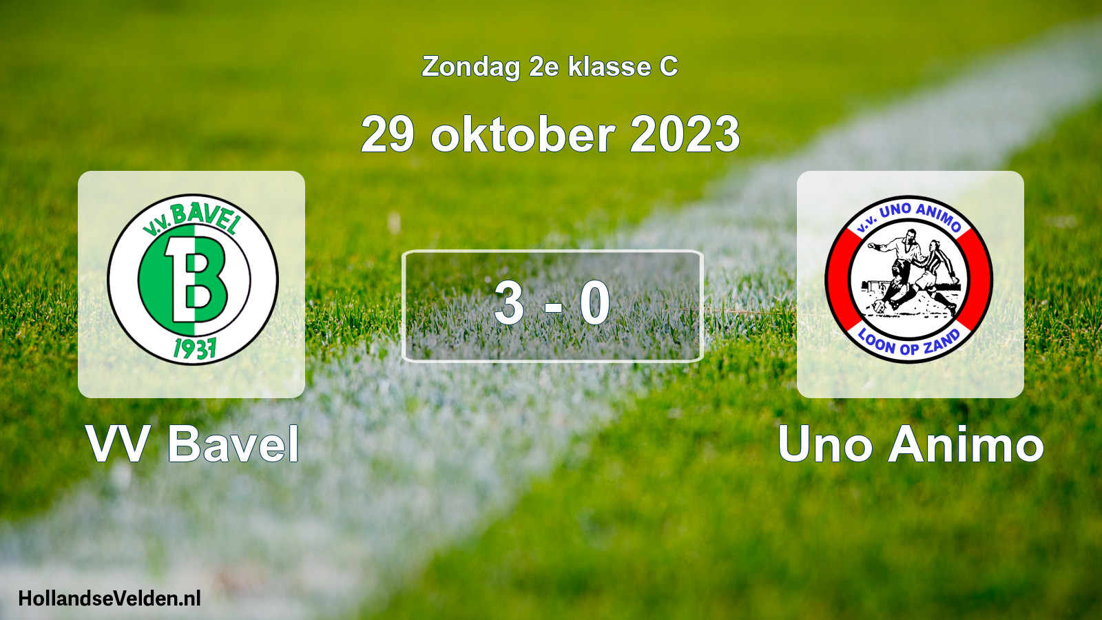 Total number of matches played: VV Bavel - Uno Animo 3 - 0 (29 October 2023)