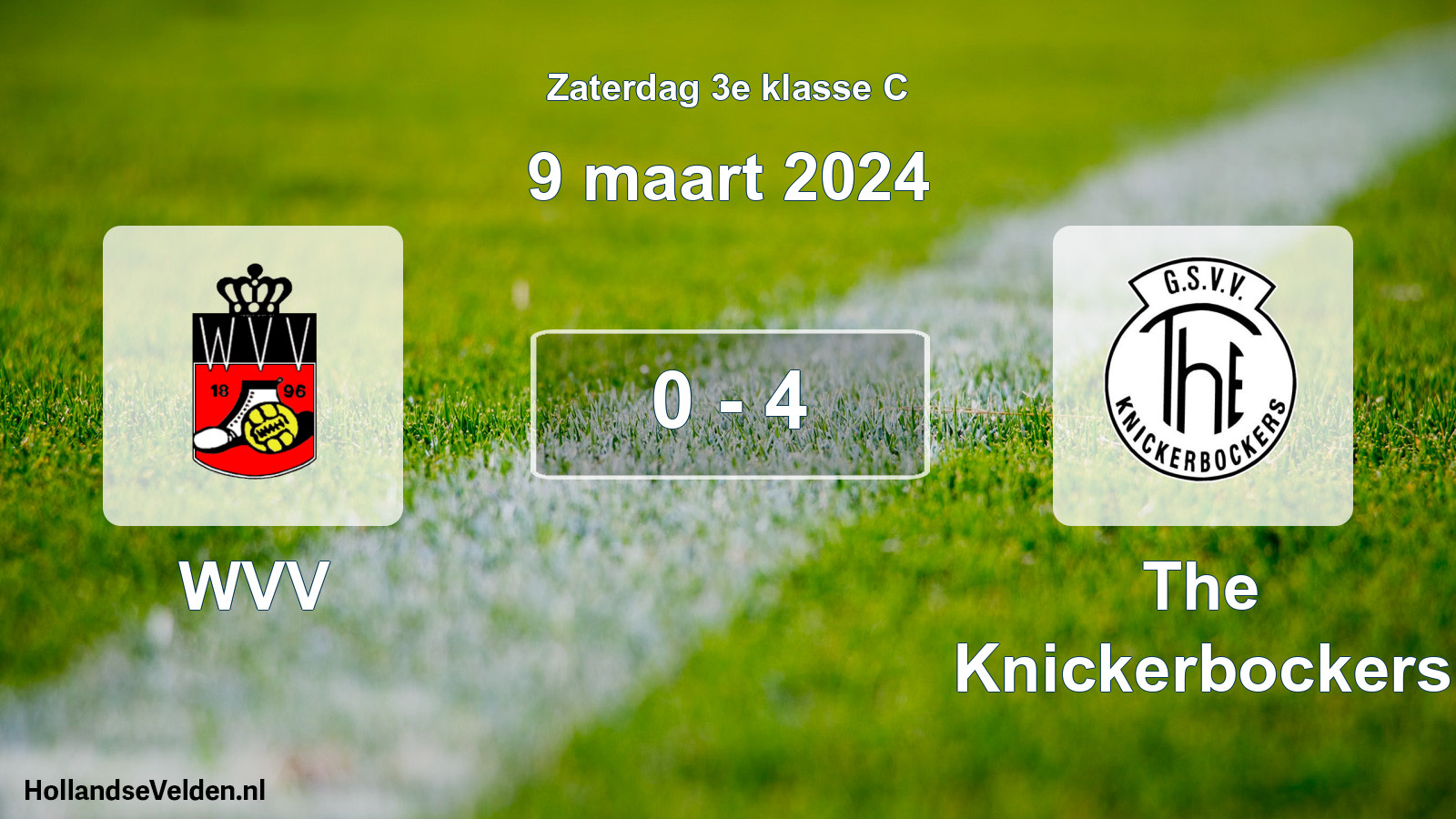 Total number of matches played: WVV - The Knickerbockers 0 - 4 (9 March 2024)