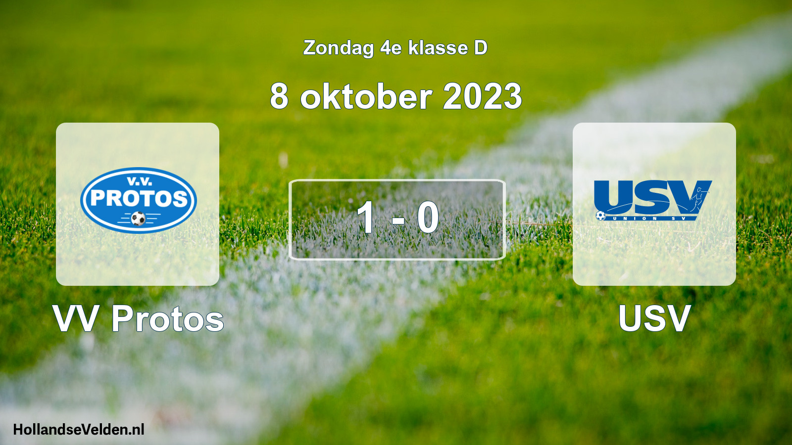 Total number of matches played: VV Protos - USV 1 - 0 (8 October 2023)