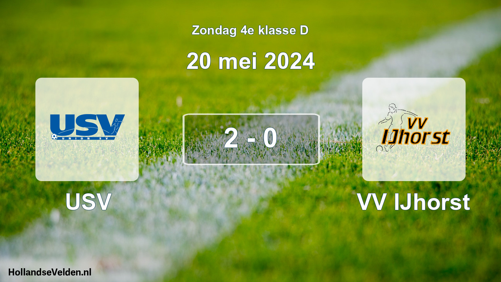 Total number of matches played: USV - VV IJhorst 2 - 0 (20 May 2024)