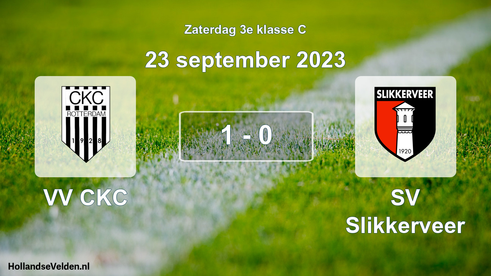 Total number of matches played: VV CKC - SV Slikkerveer 1 - 0 (23 September 2023)
