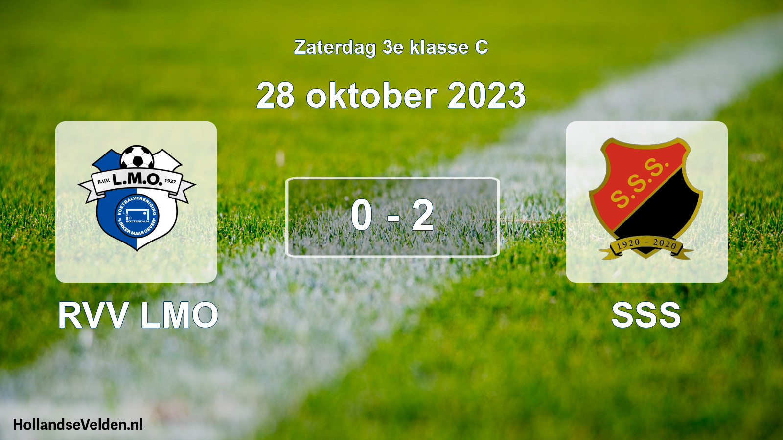 Total number of matches played: RVV LMO - SSS 0 - 2 (28 October 2023)