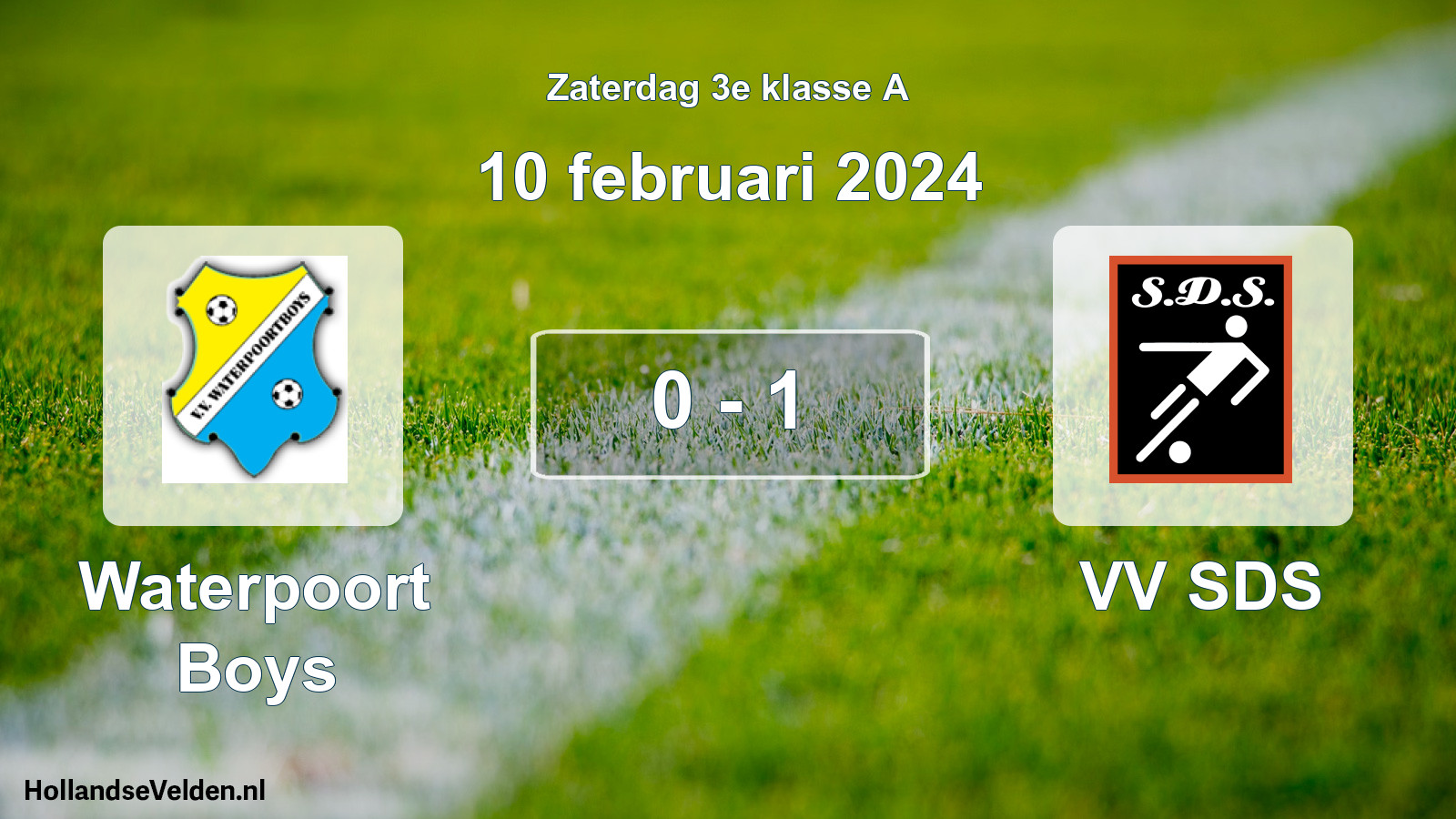Total number of matches played: Waterpoort Boys - VV SDS 0 - 1 (10 February 2024)
