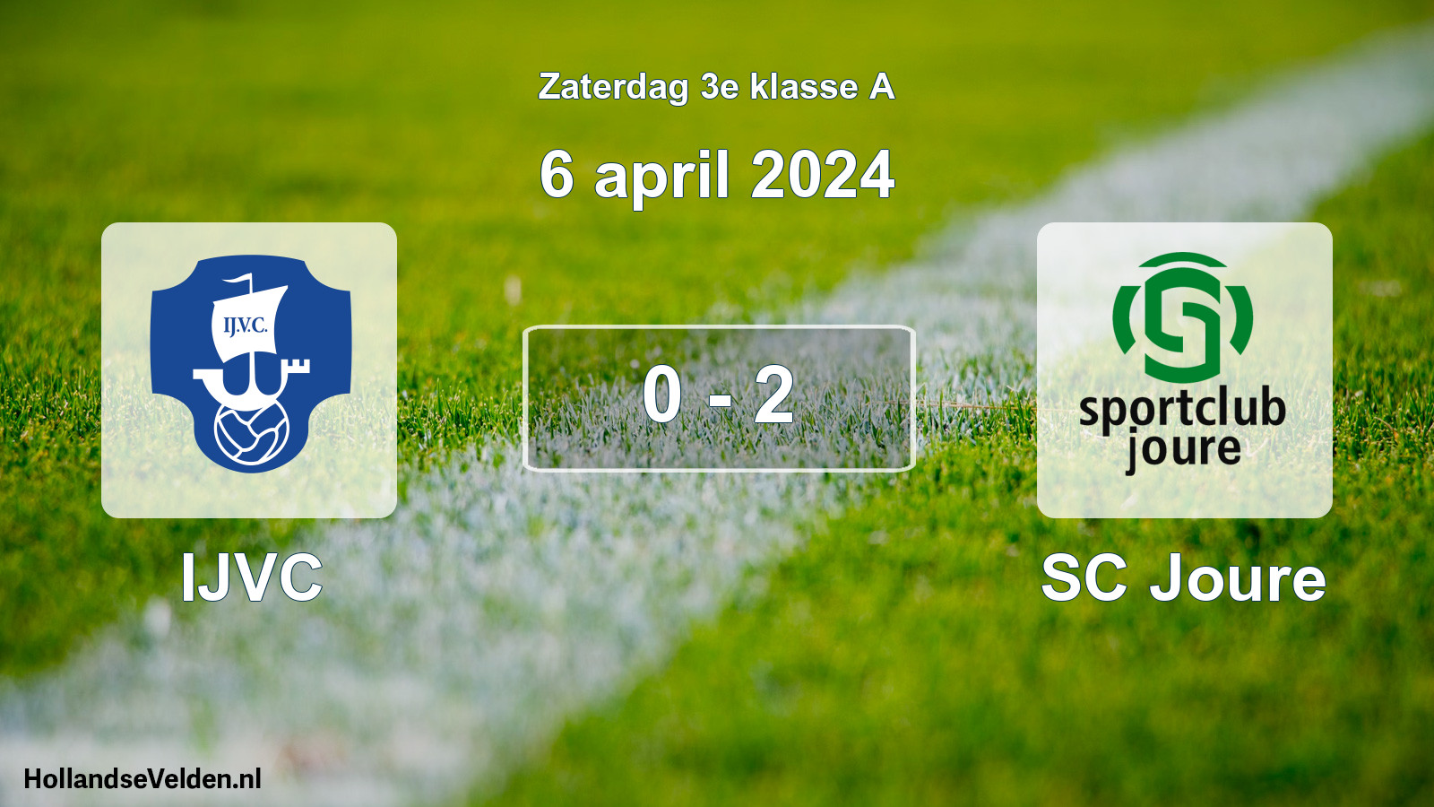 Total number of matches played: IJVC - SC Joure 0 - 2 (6 April 2024)