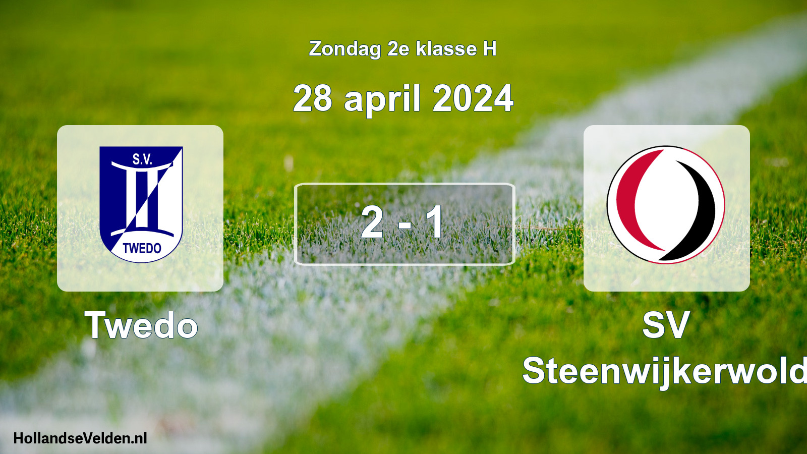 Total number of matches played: Twedo - SV Steenwijkerwold 2 - 1 (28 April 2024)