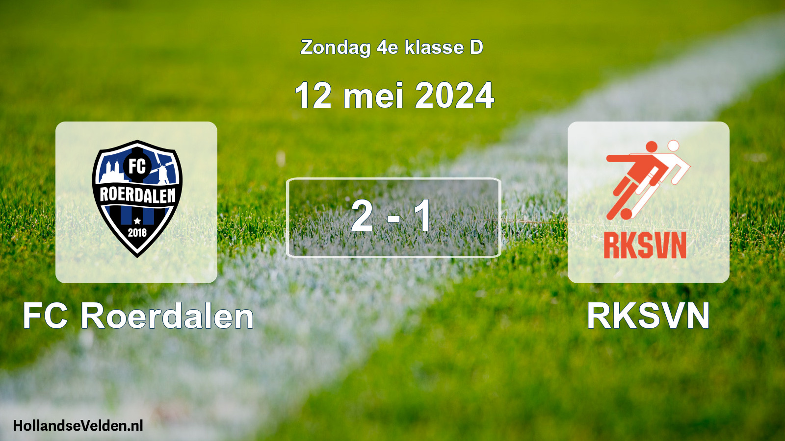 Total number of matches played: FC Roerdalen - RKSVN 2 - 1 (12 May 2024)