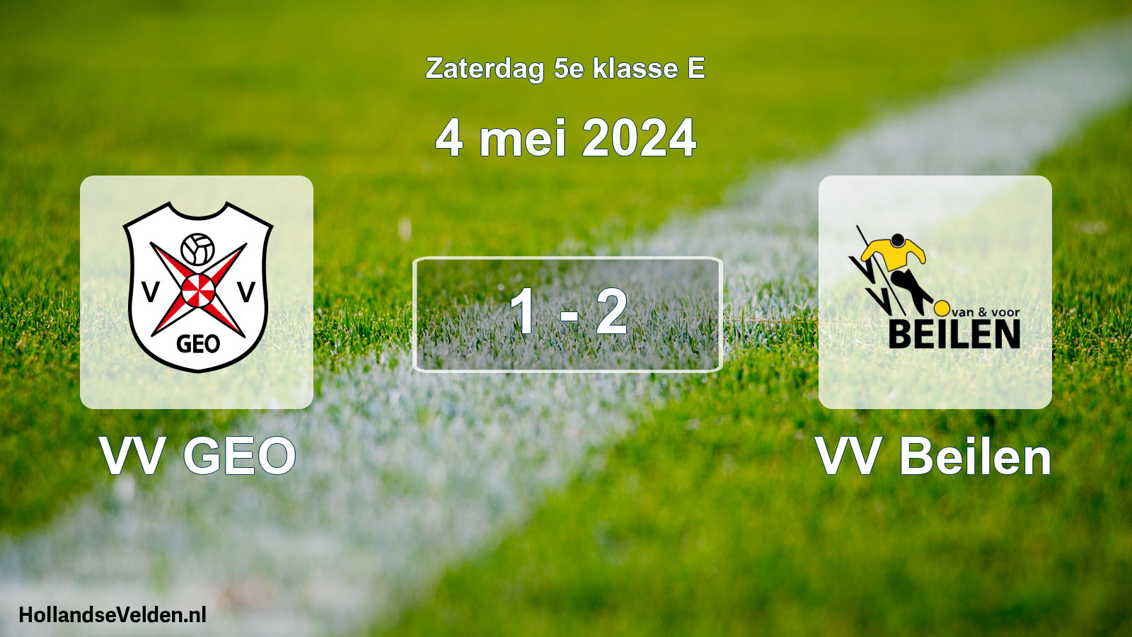 Total number of matches played: VV GEO - VV Beilen 1 - 2 (4 May 2024)