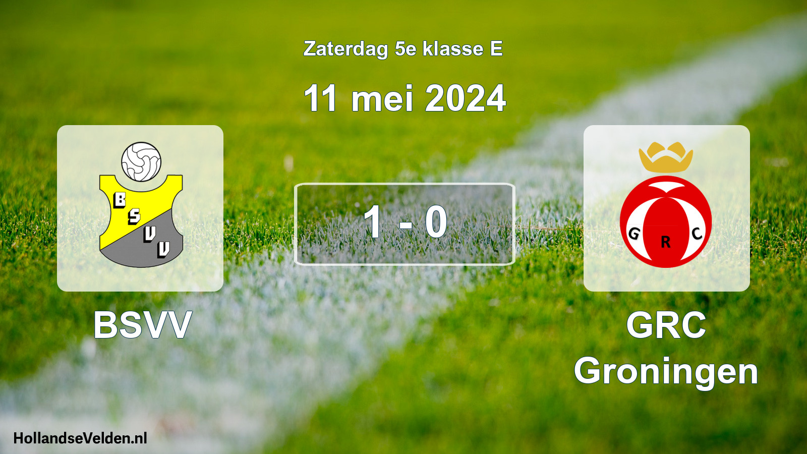 Total number of matches played: BSVV - GRC Groningen 1 - 0 (11 May 2024)